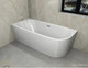 Миниатюра изображения товара Ванна акриловая Cerutti Spa AMI L 1700x750x560 / CT10090