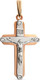Миниатюра изображения товара Крестик из желтого золота Кристалл CI03600226773