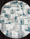 Миниатюра изображения товара Ковер Merinos Palermo F288-OVAL-GRAY (2.4x3.4)