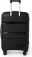 Миниатюра изображения товара Чемодан на колесах PRIDE РР-9802 (S, черный, с органайзером)