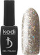 Миниатюра изображения товара Гель-лак для ногтей Kodi 20 SH Прозрачный с серебристыми микроблестками (8мл, плотный)