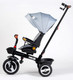 Миниатюра изображения товара Трехколесный велосипед с ручкой Babyhit Kidway Xt Plus BT200 (черный/серый)