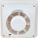 Миниатюра изображения товара Вентилятор накладной Sparkvent С коротким патрубком MZ-100 HW / MZ04D-W (датчик влажности, белый матовый)