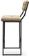Миниатюра изображения товара Стул барный Древпром Альто ДП2-27 (черный матовый/катания латте)