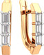 Миниатюра изображения товара Серьги из розового золота ZORKA 3101738.14K.R (c фианитами)