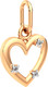 Миниатюра изображения товара Подвеска из розового золота ZORKA 440689.14K.R.ZZ (с фианитами)