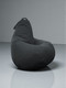 Миниатюра изображения товара Бескаркасное кресло BeanBag Груша XXL / GVP-125x85-219 (шенилл 219 Graphite)