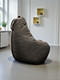 Миниатюра изображения товара Бескаркасное кресло BeanBag Груша XXXL / GVP-130x95-224 (шенилл 224 Huzlenut)