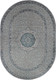 Миниатюра изображения товара Ковер Merinos Palermo F294-OVAL-GRAY (2x4)