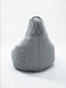 Миниатюра изображения товара Бескаркасное кресло BeanBag Груша XXXL / GVP-130x95-02 (рогожка 02 Silver)