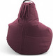 Миниатюра изображения товара Бескаркасное кресло BeanBag Груша XXXXL / GVPZ-140x100 (искусственная замша 8 Wine)