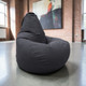 Миниатюра изображения товара Бескаркасное кресло BeanBag Груша XXXXL / GVPZ-140x100 (искусственная замша 21 Graphite)