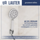 Миниатюра изображения товара Смеситель Lauter Velvet 21СК9696С + 21СКFG80101C + 21S10146 + 21CKFS90120