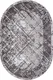 Миниатюра изображения товара Ковер Merinos Silver F391-OVAL-GRAY (3x4)