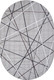 Миниатюра изображения товара Ковер Merinos Silver F395-OVAL-GRAY (3x4)