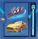 Миниатюра изображения товара Записная книжка Darvish Turbo Racing. С ручкой / DV-15946-3 (50л)