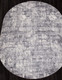 Миниатюра изображения товара Ковер Merinos Tornado F050-OVAL-GRAY (1x2)
