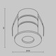 Миниатюра изображения товара Светильник уличный Maytoni Cove O511DL-L2B4K