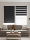 Миниатюра изображения товара Рулонная штора Эскар День-Ночь 60х170 / 80090060170 (черный)