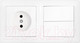Миниатюра изображения товара Блок выключатель+розетка Bylectrica Стиль 2В-РЦ-687