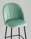 Миниатюра изображения товара Стул барный Stool Group Логан SN / LV-121-Ca-01P-01 (велюр фисташковый)
