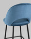 Миниатюра изображения товара Стул Stool Group Меган SN / LV-122-H58-01B-01 (велюр пыльно-синий)