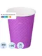 Миниатюра изображения товара Набор бумажных стаканов Суперпак Waffle Color двухслойные 300мл (25шт)