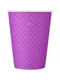 Миниатюра изображения товара Набор бумажных стаканов Суперпак Waffle Color двухслойные 300мл (25шт)