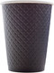 Миниатюра изображения товара Набор бумажных стаканов Суперпак Waffle Black 300мл (25шт)