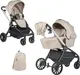 Миниатюра изображения товара Детская универсальная коляска Farfello 2в1 Baby shell / BS-13 (бежевый/комби рама)