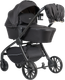 Миниатюра изображения товара Детская универсальная коляска Farfello 2в1 Baby shell Total / BS-11 (черный/черная рама)