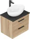 Миниатюра изображения товара Тумба с умывальником Onika Легран 60.13 подвесная 106162 + Kirovit Фостер 60