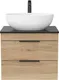 Миниатюра изображения товара Тумба с умывальником Onika Легран 60.13 подвесная 106162 + Kirovit Фостер 60