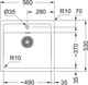 Миниатюра изображения товара Мойка кухонная Franke SID 610-49 (143.0757.989)