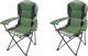 Миниатюра изображения товара Комплект складной мебели Coyote Стол HYT003 50x80см + Кресло Sundays ZC-CC102 (4шт, серый/зеленый)