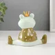 Миниатюра изображения товара Статуэтка Sima-Land Лягушонок в футболке в горошек, в короне 9866874