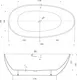 Миниатюра изображения товара Ванна акриловая Abber AB9211-1.8 (белый)