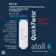Миниатюра изображения товара Комплект картриджей для фильтра Atoll TWIST 800 (префильтр, постфильтром, мембрана)