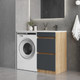 Миниатюра изображения товара Тумба с умывальником Onika Милтон 58 105806 + Madera Kamilla 120 L