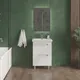 Миниатюра изображения товара Тумба с умывальником Onika Айленд 60 106160 + Kirovit Фостер 60