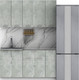 Кухонный гарнитур Eligard Lion 1.5 без столешницы (бетон) — фото 6
