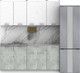 Кухонный гарнитур Eligard Lion 1.8 без столешницы (белый/бетон) — фото 6