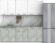 Кухонный гарнитур Eligard Lion 2.2 без столешницы (белый/бетон) — фото 5