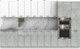 Кухонный гарнитур Eligard Lion 3.6 без столешницы (белый/бетон) — фото 5