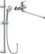 Миниатюра изображения товара Смеситель Cersanit Flavis 64093 + Vibe 63067