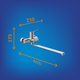 Миниатюра изображения товара Смеситель Cersanit Flavis 64093 + Vibe 63067