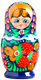 Миниатюра изображения товара Матрешка сувенирная Sima-Land Синее платье / 5492844