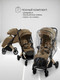 Миниатюра изображения товара Детская прогулочная коляска Amarobaby Handy AB25-10HANDY/1229 (коричневый/золотой)