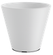 Миниатюра изображения товара Кашпо БЕРКАНО Bliss 28 / 220_061_03V (Snow White)