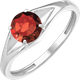 Миниатюра изображения товара Кольцо из серебра 7 КАРАТ П1227-080СГ (р.19.5, с гранатом)